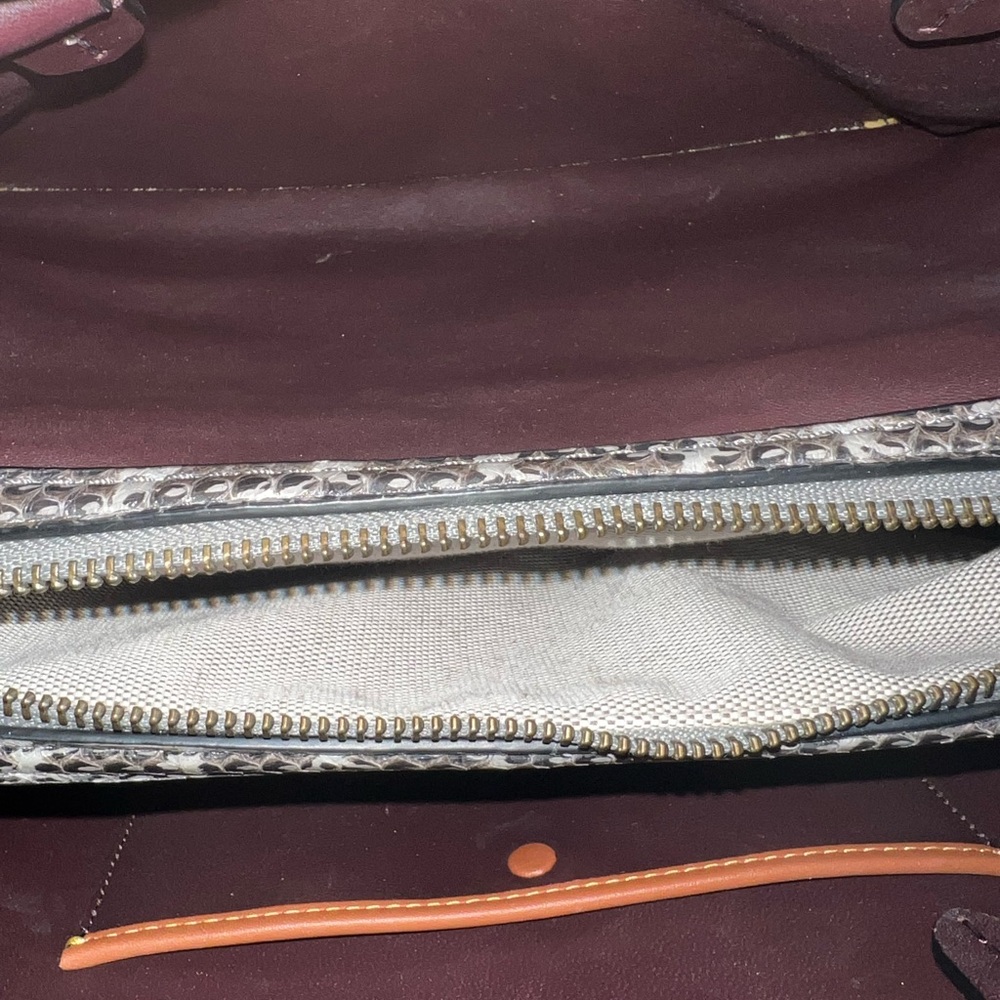Coach Leather Satchel in Oxblood - Picture 9 of 15